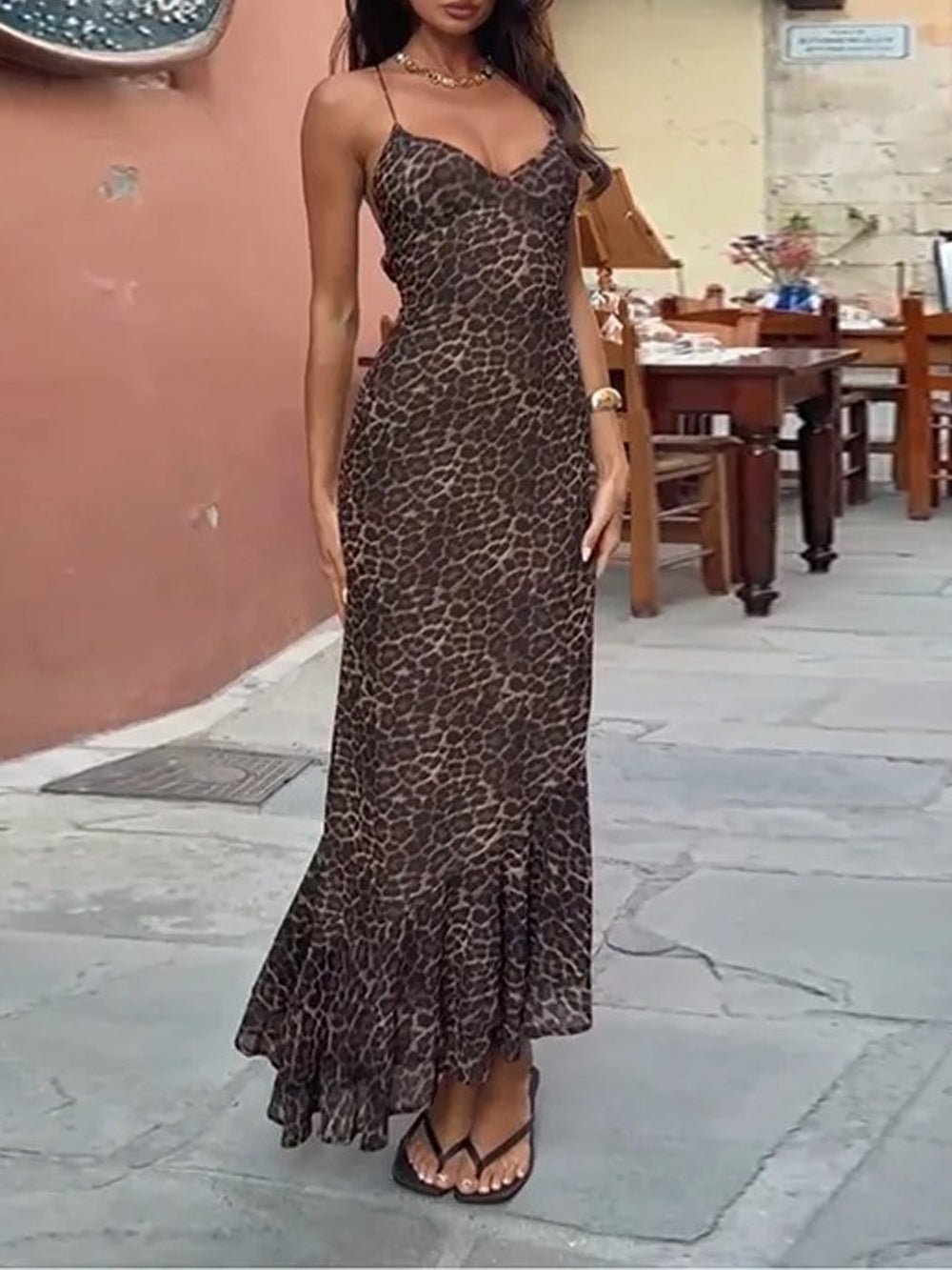 Norah Backless Maxi Dress - Fashion Pov