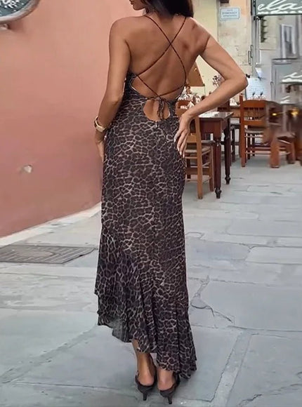 Norah Backless Maxi Dress - Fashion Pov