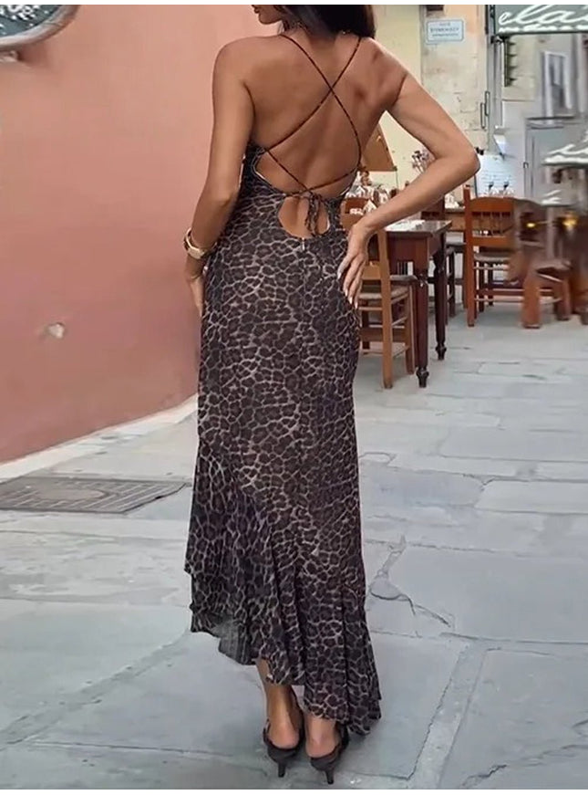 Norah Backless Maxi Dress - Fashion Pov