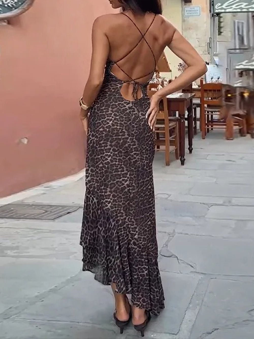 Norah Backless Maxi Dress - Fashion Pov