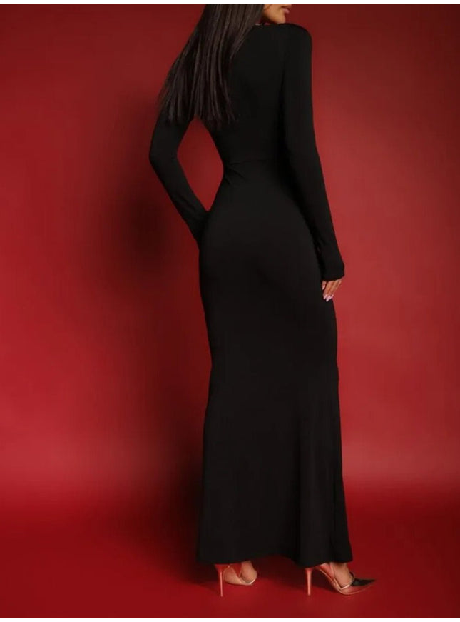 Nova Long Sleeve Maxi Dress - Fashion Pov