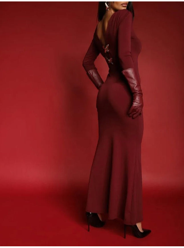 Nova Long Sleeve Maxi Dress - Fashion Pov