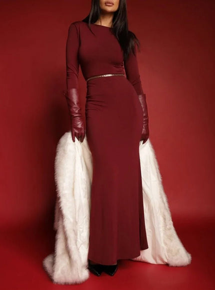 Nova Long Sleeve Maxi Dress - Fashion Pov