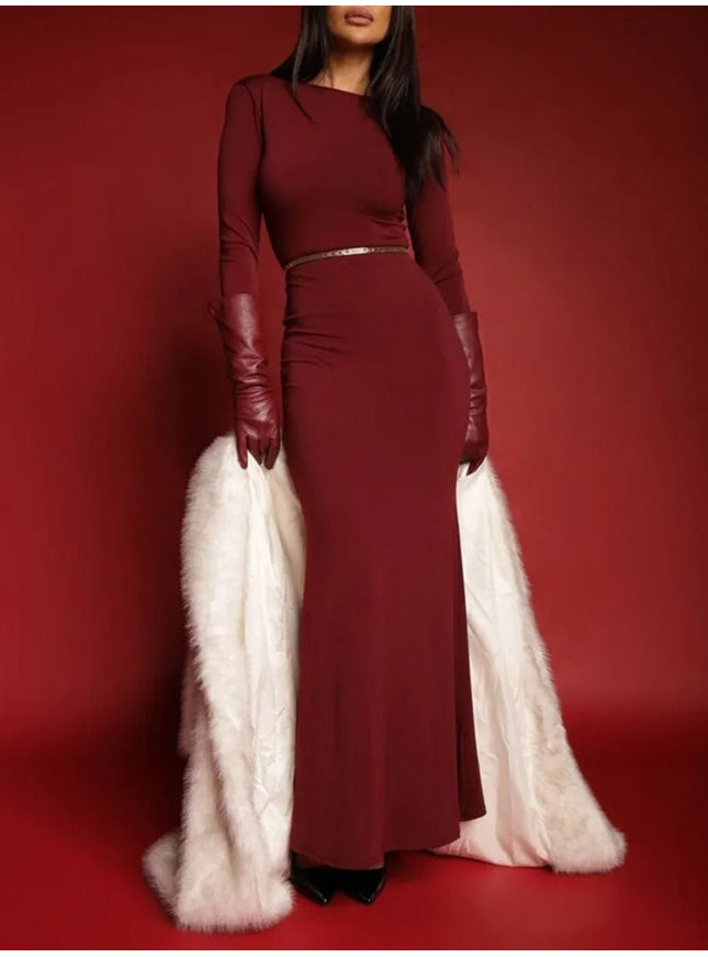 Nova Long Sleeve Maxi Dress - Fashion Pov