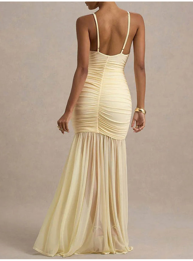 Nyla Backless Maxi Dress - Fashion Pov