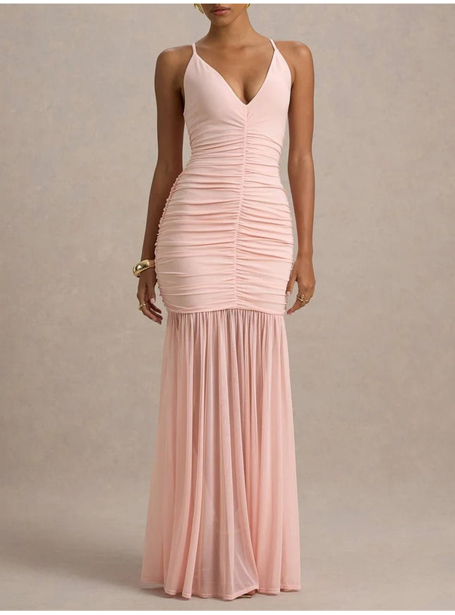 Nyla Backless Maxi Dress - Fashion Pov