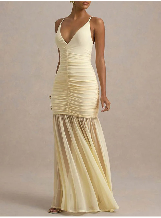 Nyla Backless Maxi Dress - Fashion Pov