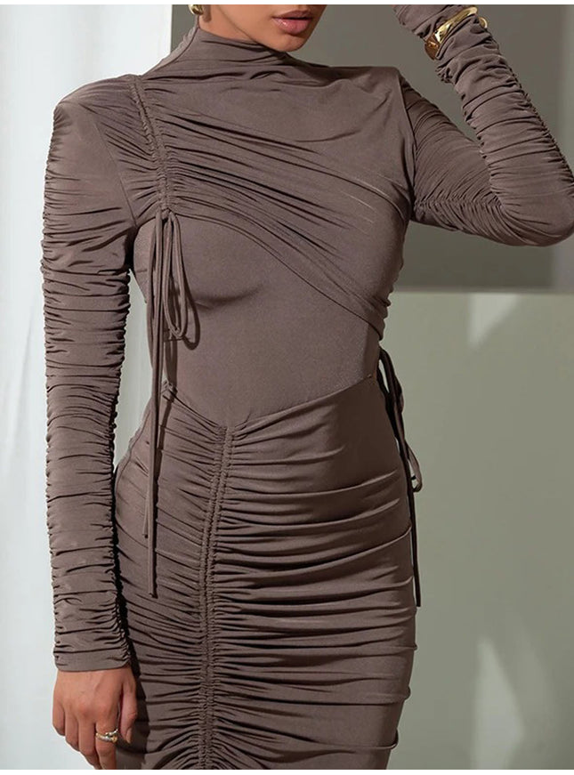 Oakley Long Sleeve Maxi Dress - Fashion Pov