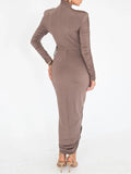 Oakley Long Sleeve Maxi Dress - Fashion Pov
