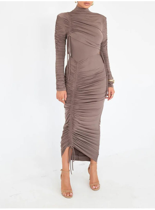 Oakley Long Sleeve Maxi Dress - Fashion Pov