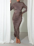 Oakley Long Sleeve Maxi Dress - Fashion Pov