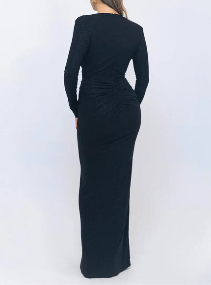 Oaklynn Bodycon Split Maxi Dress - Fashion Pov