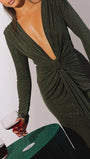 Oaklynn Bodycon Split Maxi Dress - Fashion Pov