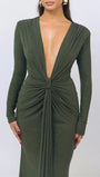 Oaklynn Bodycon Split Maxi Dress - Fashion Pov