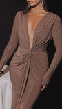 Oaklynn Bodycon Split Maxi Dress - Fashion Pov