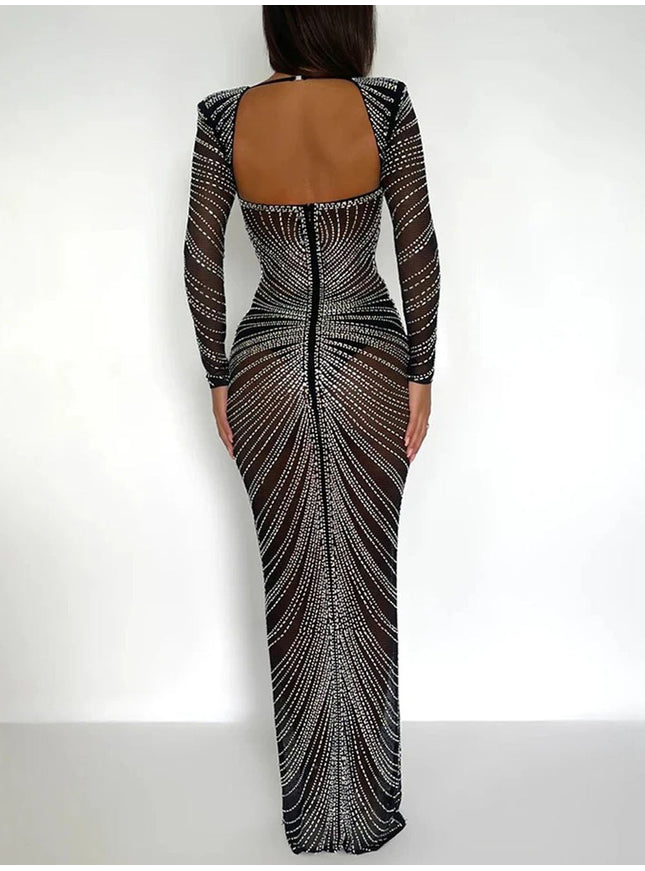 Olive Bodycon Maxi Dress - Fashion Pov