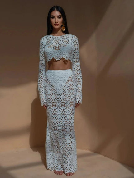 Olivia Long Skirt & Top Set - Fashion Pov