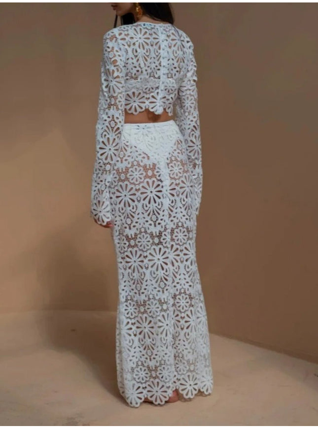 Olivia Long Skirt & Top Set - Fashion Pov