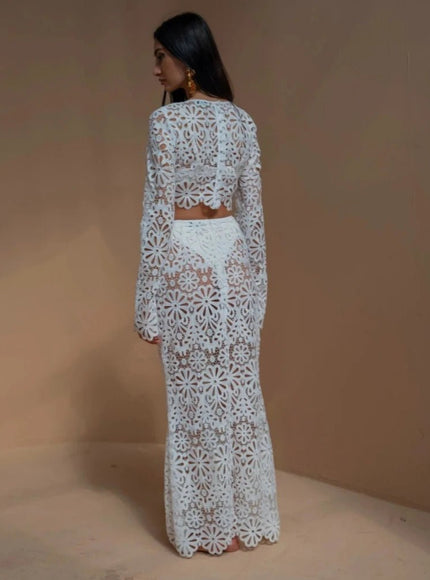 Olivia Long Skirt & Top Set - Fashion Pov