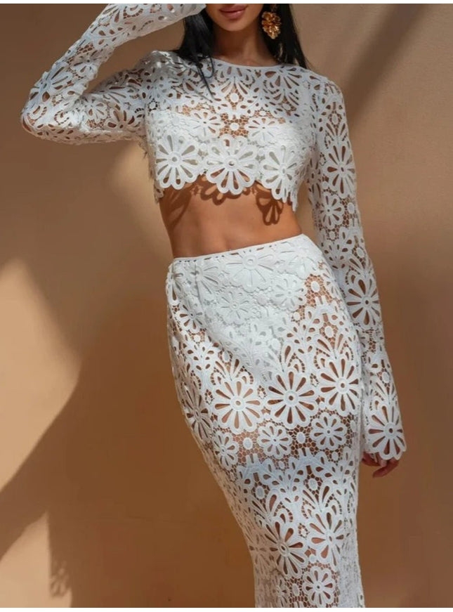 Olivia Long Skirt & Top Set - Fashion Pov