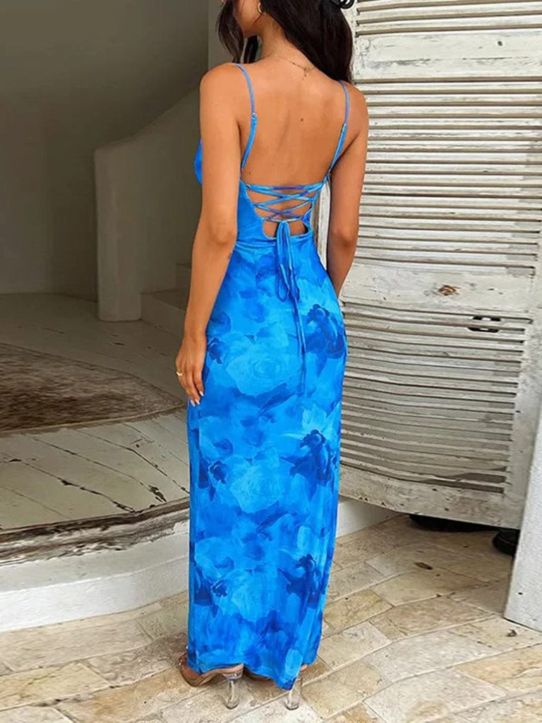 Olivia Sleeveless Bodycon Maxi Dress - Fashion Pov