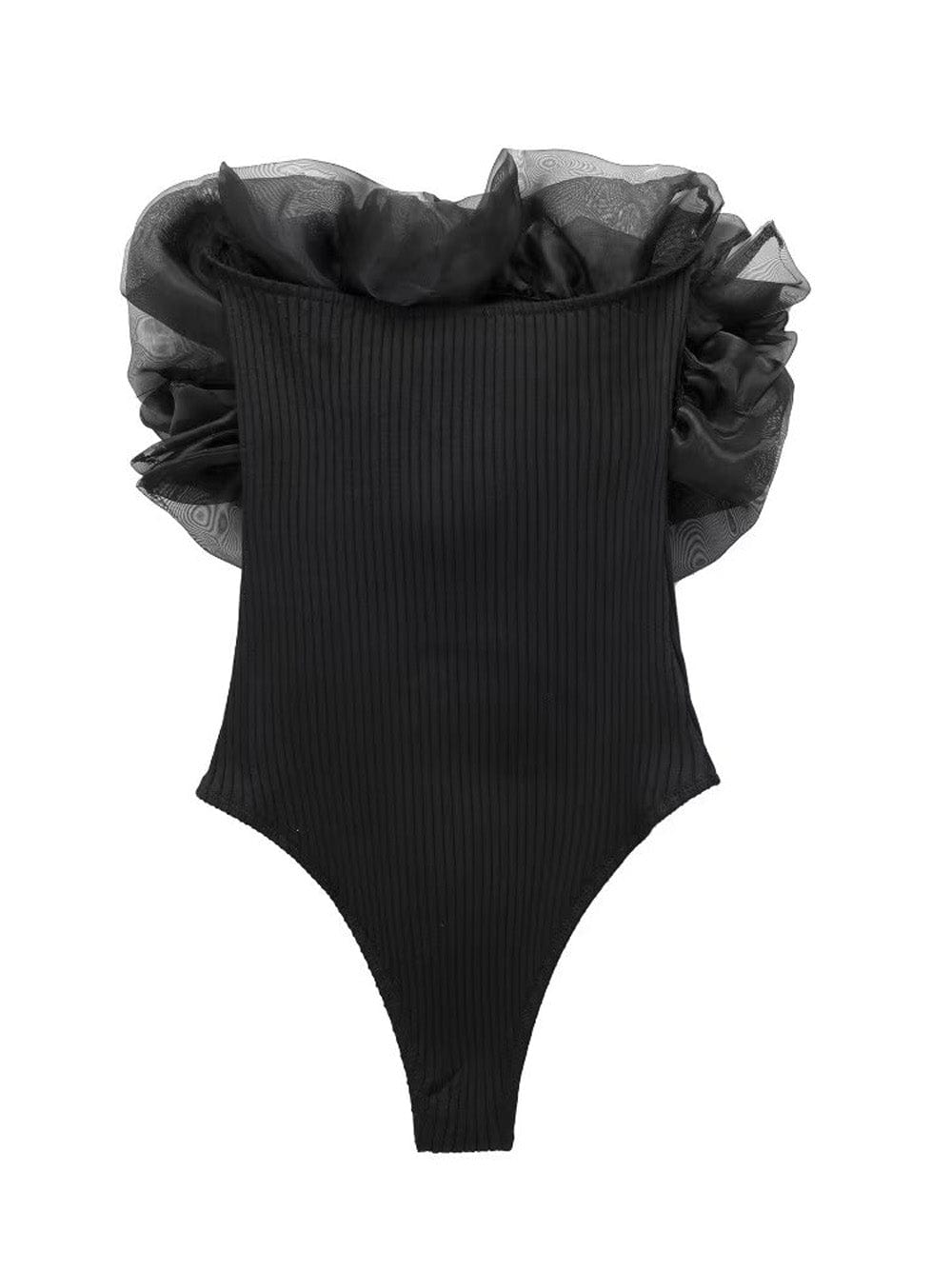 Olivia Vintage Off Shoulder Playsuit - Fashion Pov