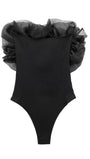 Olivia Vintage Off Shoulder Playsuit - Fashion Pov