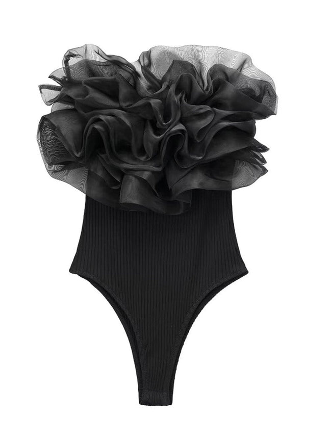 Olivia Vintage Off Shoulder Playsuit - Fashion Pov