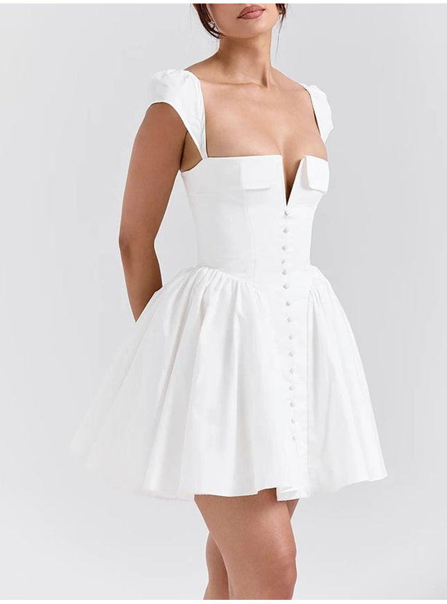 Ophelia Short Sleeve Mini Dress - Fashion Pov
