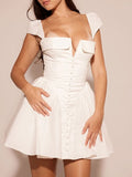 Ophelia Short Sleeve Mini Dress - Fashion Pov