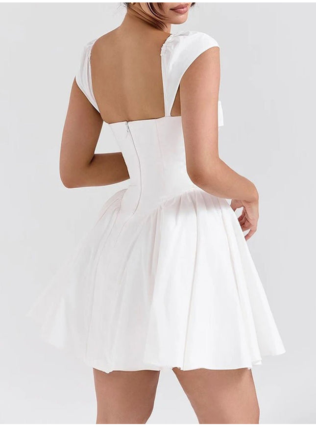 Ophelia Short Sleeve Mini Dress - Fashion Pov