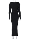 Paige Hollow Out Bodycon Midi Dress - Fashion Pov