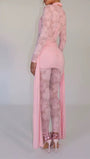 Paloma Lace Mesh Pants Set - Fashion Pov