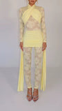 Paloma Lace Mesh Pants Set - Fashion Pov