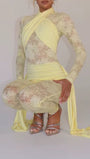 Paloma Lace Mesh Pants Set - Fashion Pov