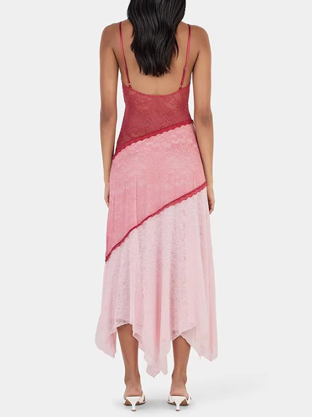 Paloma Lace Ombre Midi Dress - Fashion Pov