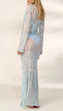 Paloma Mesh Swim Cover Maxi Dress - Fashion Pov