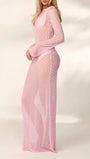 Paloma Mesh Swim Cover Maxi Dress - Fashion Pov