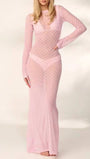 Paloma Mesh Swim Cover Maxi Dress - Fashion Pov