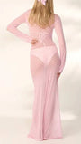 Paloma Mesh Swim Cover Maxi Dress - Fashion Pov