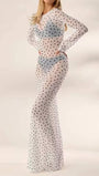 Paloma Mesh Swim Cover Maxi Dress - Fashion Pov
