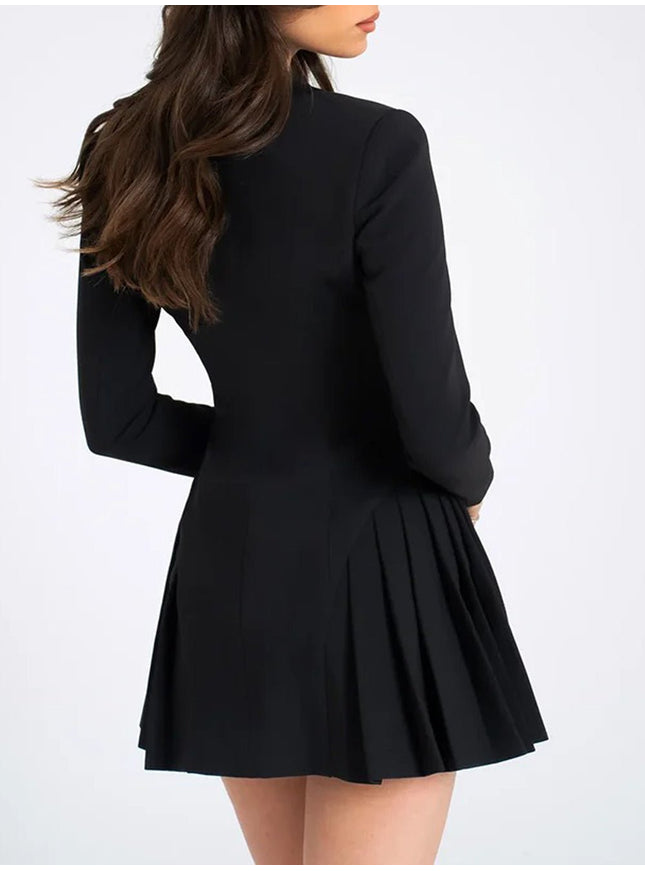 Phoebe Long Sleeve Mini Dress - Fashion Pov