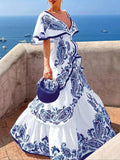 Poppy Sleeves Midi Dress