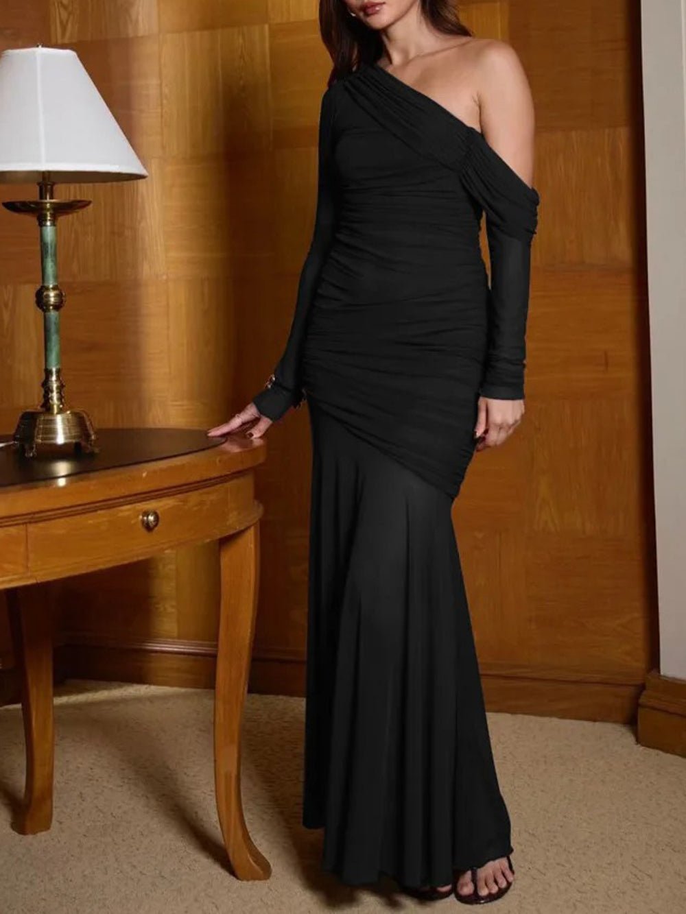 Quinn Long Sleeve Maxi Dress - Fashion Pov