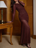 Quinn Long Sleeve Maxi Dress - Fashion Pov