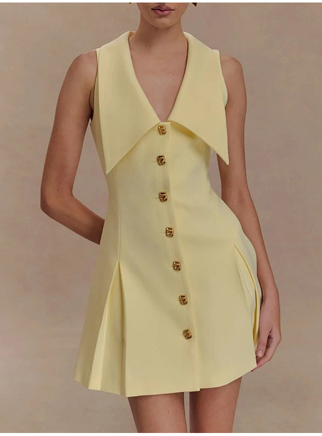 Rachel Sleeveless Mini Dress - Fashion Pov