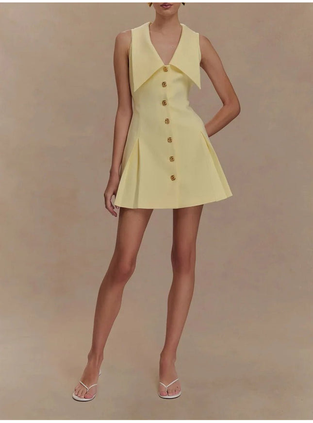 Rachel Sleeveless Mini Dress - Fashion Pov