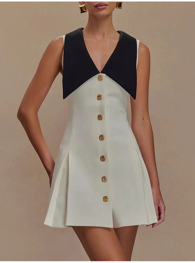 Rachel Sleeveless Mini Dress - Fashion Pov