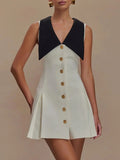 Rachel Sleeveless Mini Dress