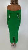 Reagan Off Shoulder Maxi Dress - Fashion Pov